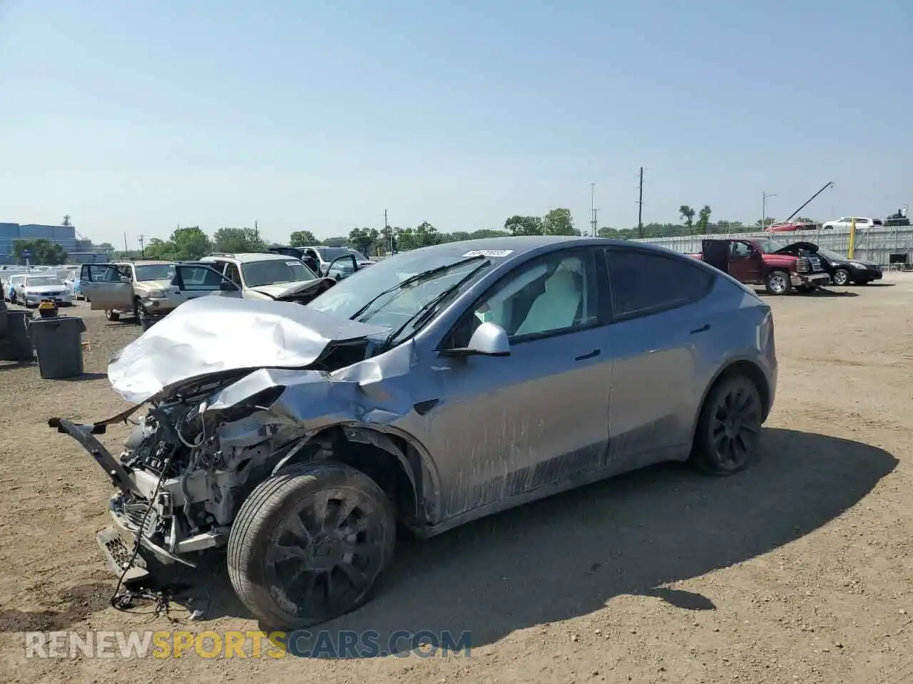 1 fotografías del automóvil dañado 7SAYGDEE7SF254659 TESLA MODEL Y 2025