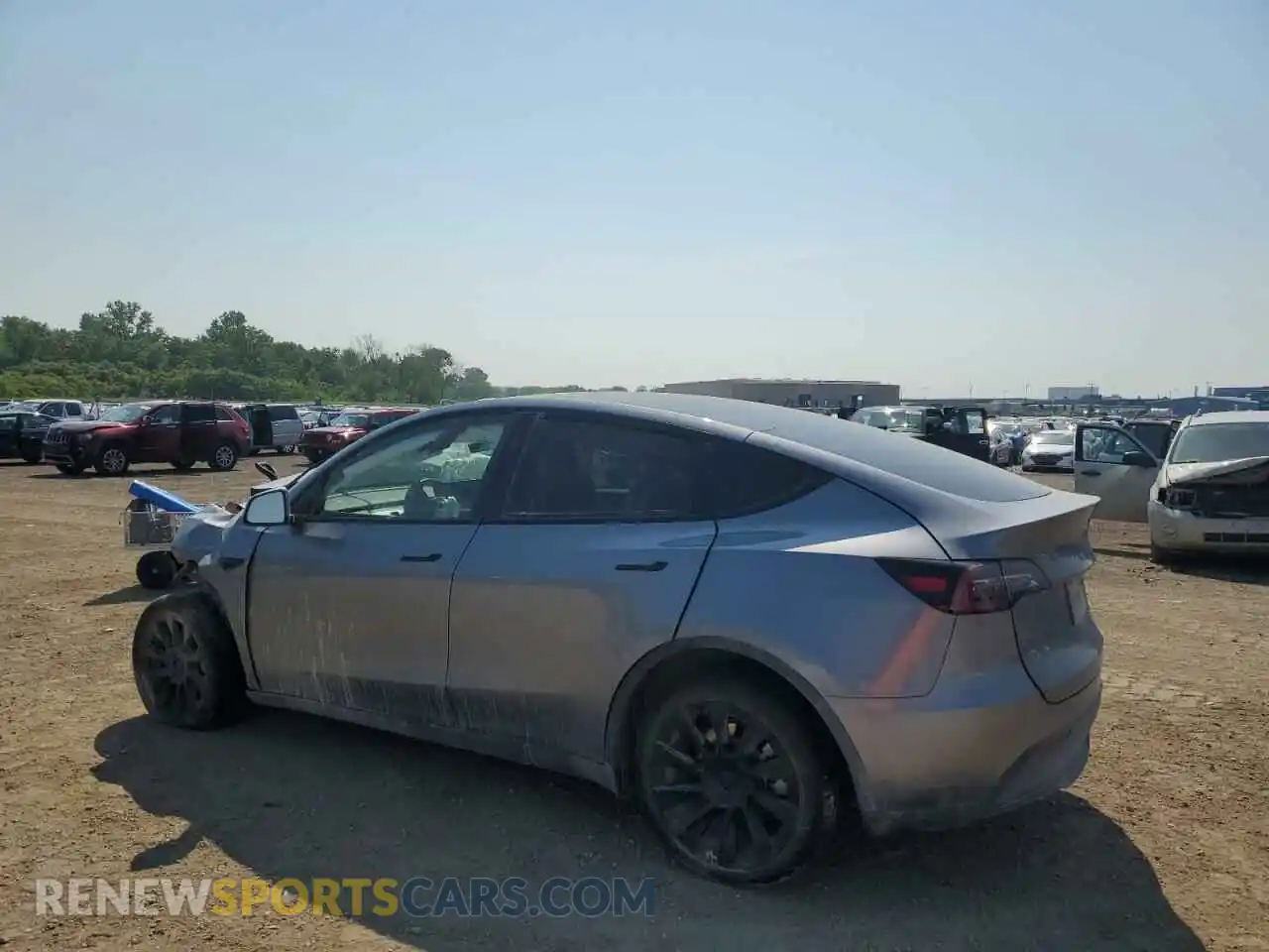 2 fotografías del automóvil dañado 7SAYGDEE7SF254659 TESLA MODEL Y 2025