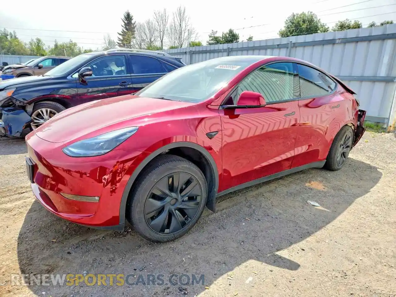 1 Photograph of a damaged car 7SAYGDEE7SF286205 TESLA MODEL Y 2025