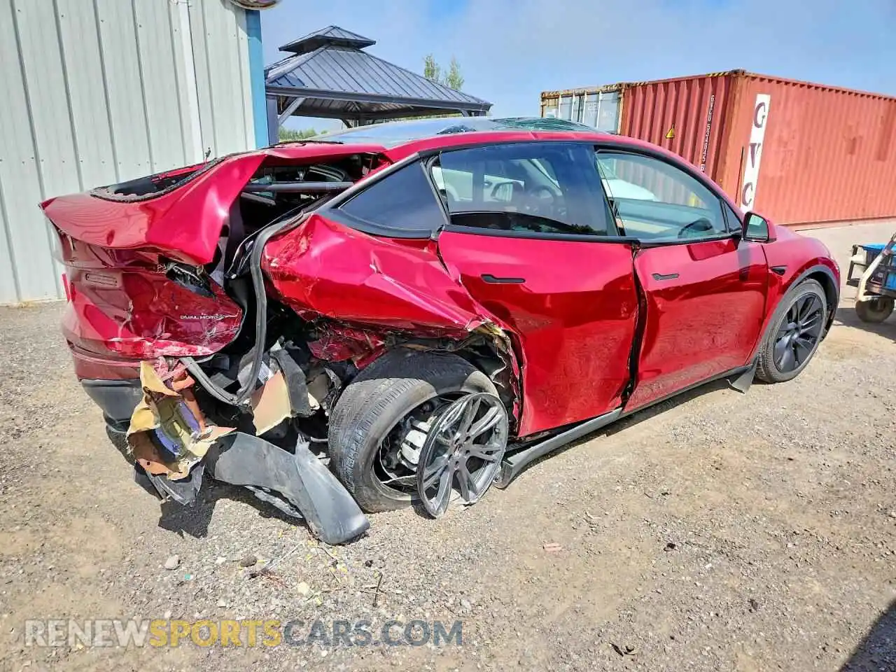 3 Photograph of a damaged car 7SAYGDEE7SF286205 TESLA MODEL Y 2025