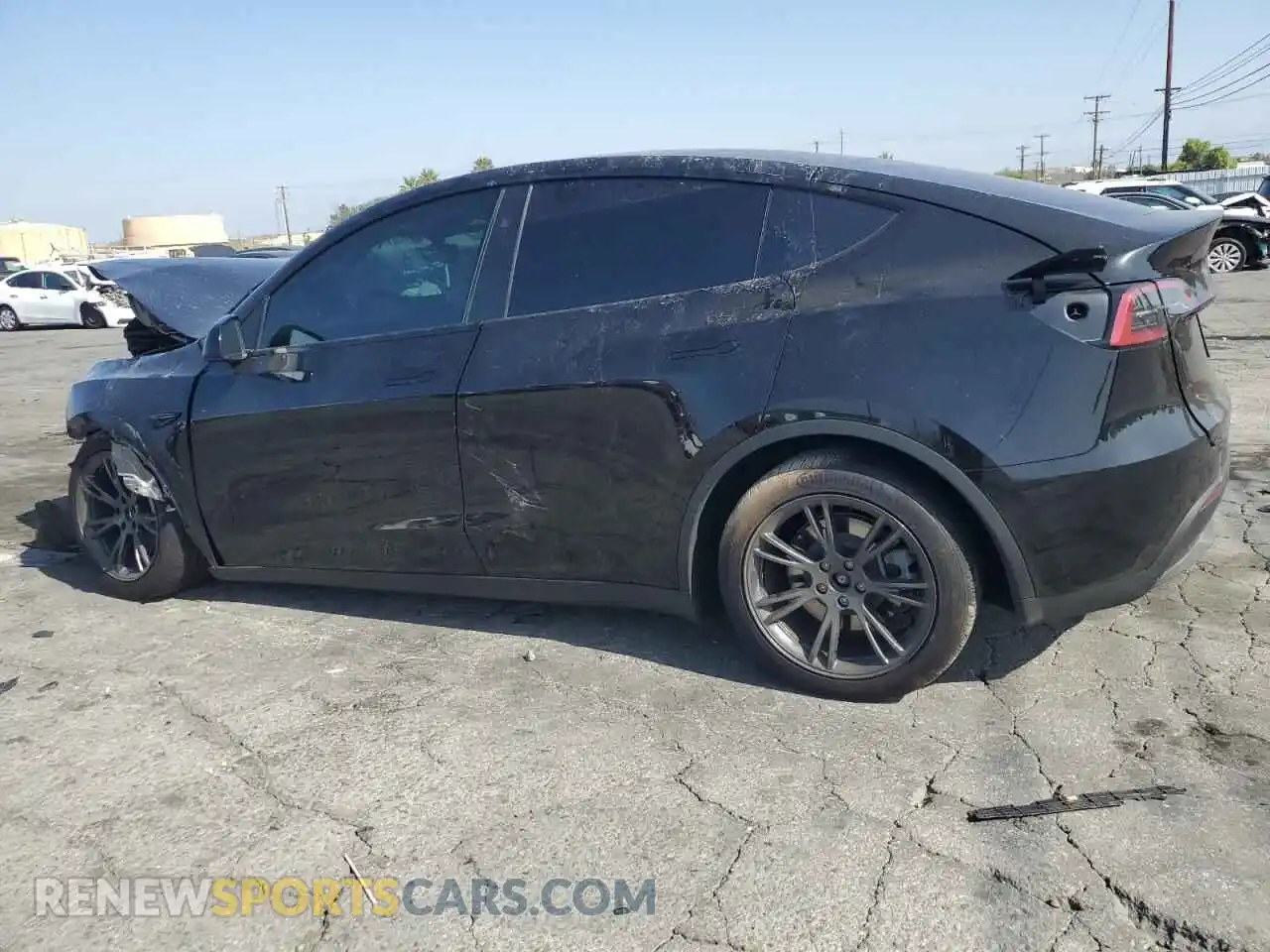 2 Photograph of a damaged car 7SAYGDEE7SF300216 TESLA MODEL Y 2025