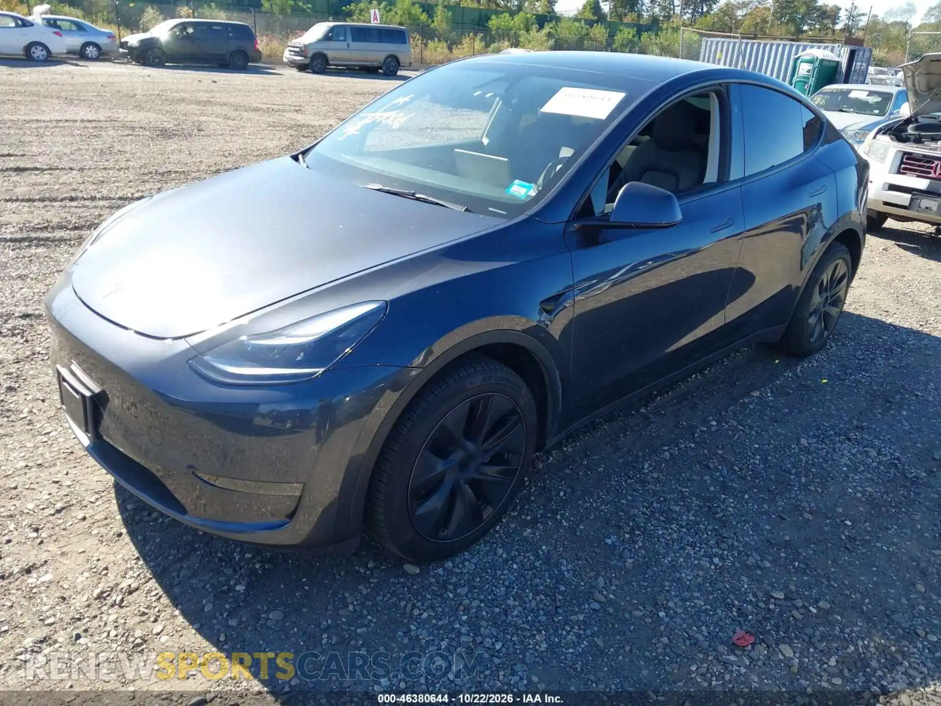 2 Фотография поврежденного автомобиля 7SAYGDEE8SA343007 TESLA MODEL Y 2025