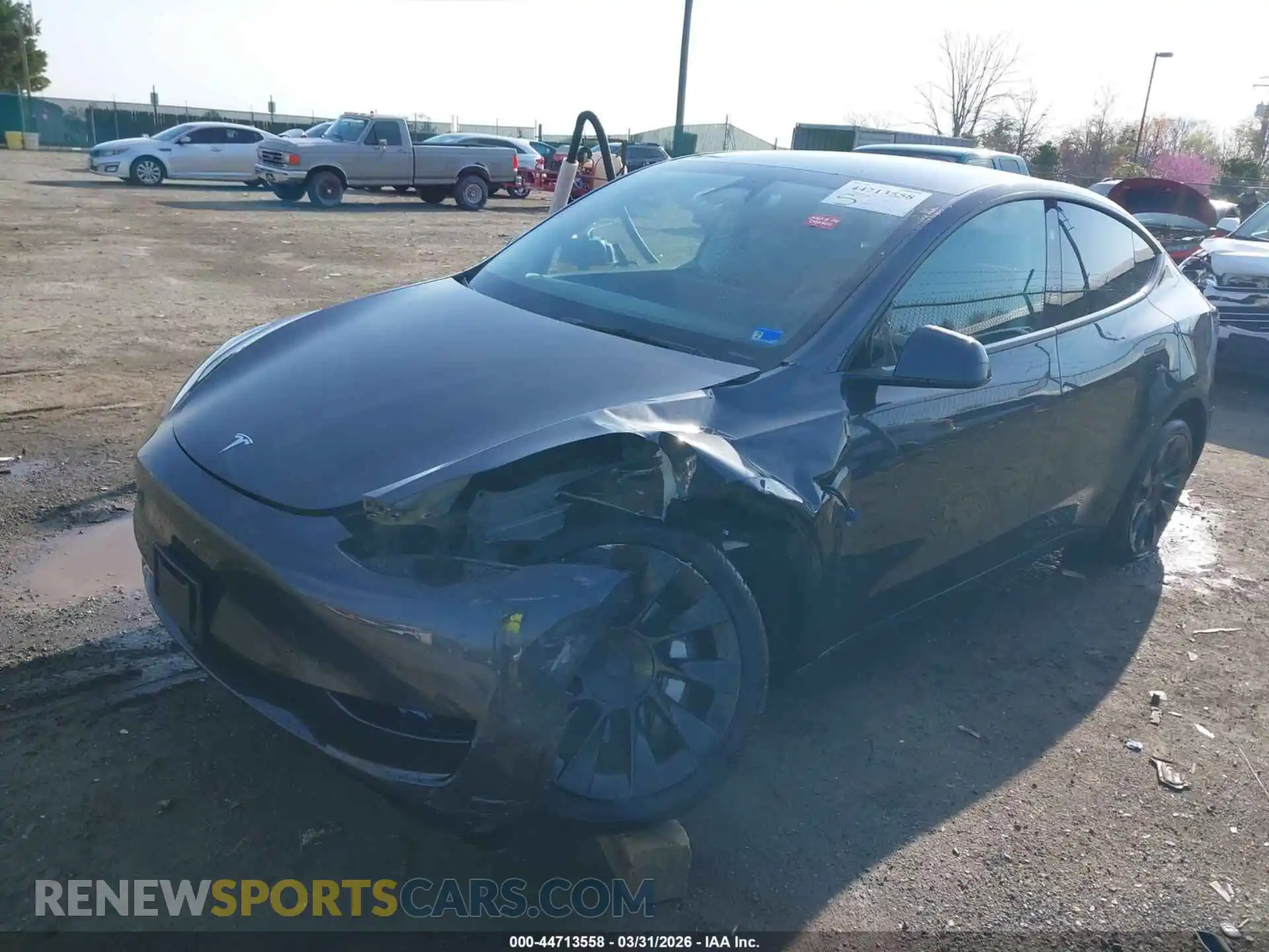 2 Photograph of a damaged car 7SAYGDEE8SF308714 TESLA MODEL Y 2025
