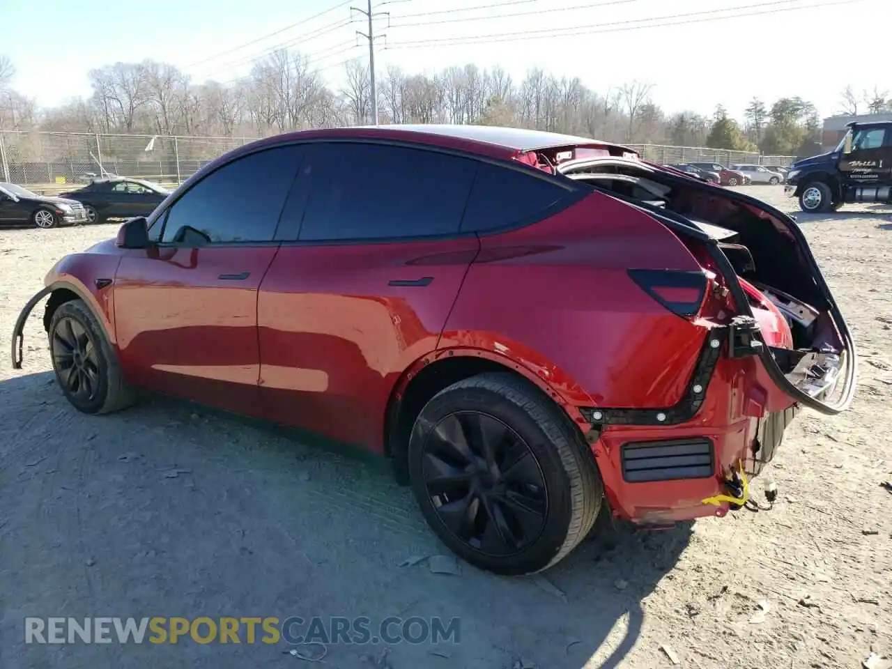 2 Photograph of a damaged car 7SAYGDEE9SA339208 TESLA MODEL Y 2025