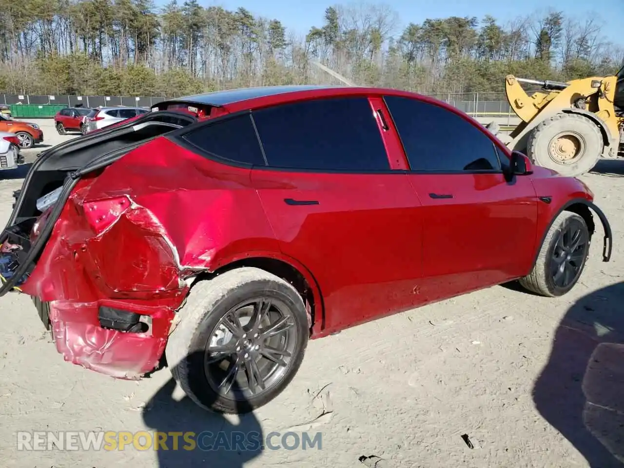 3 Photograph of a damaged car 7SAYGDEE9SA339208 TESLA MODEL Y 2025