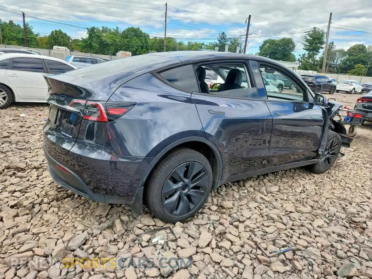 3 fotografías del automóvil dañado 7SAYGDEE9SA339760 TESLA MODEL Y 2025