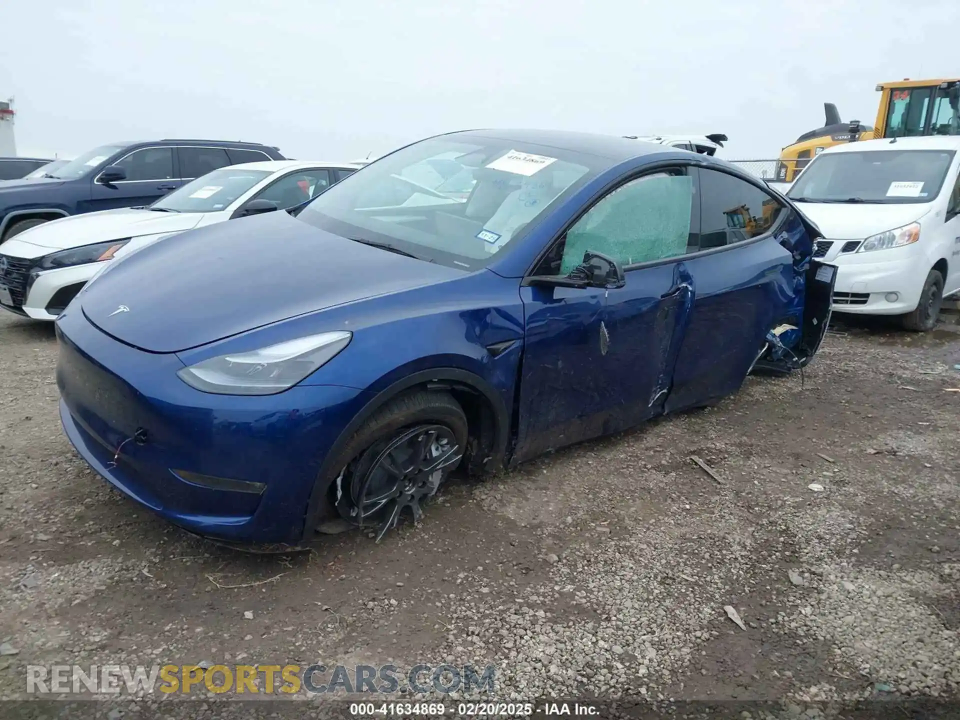 2 Photograph of a damaged car 7SAYGDEE9SA348975 TESLA MODEL Y 2025