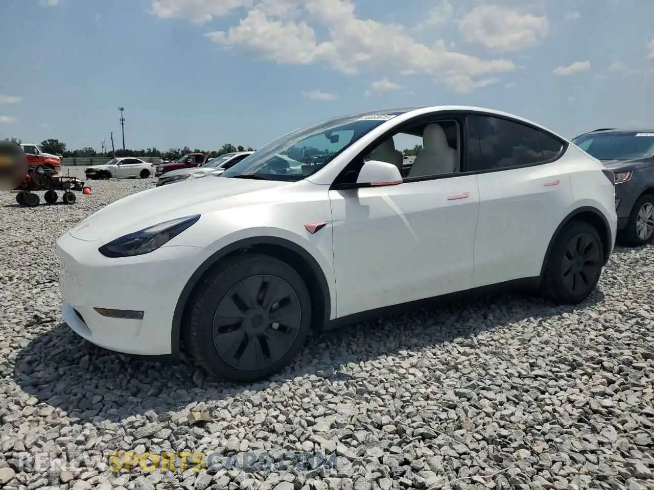 1 Photograph of a damaged car 7SAYGDEE9SA356817 TESLA MODEL Y 2025