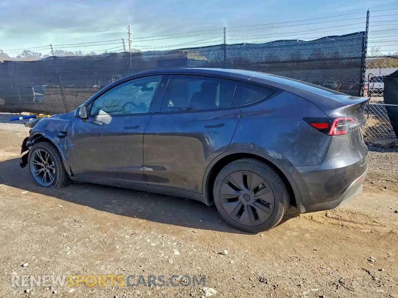 2 fotografías del automóvil dañado 7SAYGDEE9SA360463 TESLA MODEL Y 2025