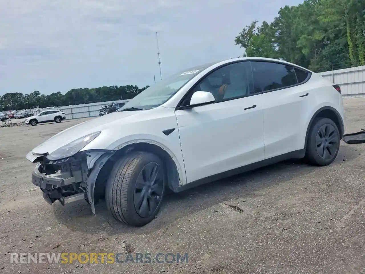 1 Фотография поврежденного автомобиля 7SAYGDEE9SA370183 TESLA MODEL Y 2025
