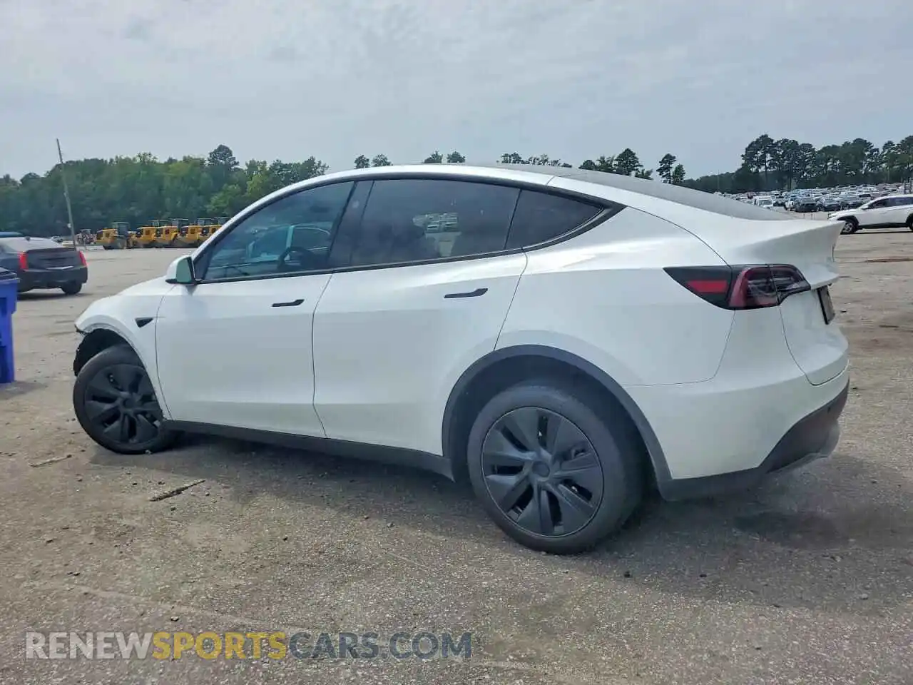 2 Фотография поврежденного автомобиля 7SAYGDEE9SA370183 TESLA MODEL Y 2025