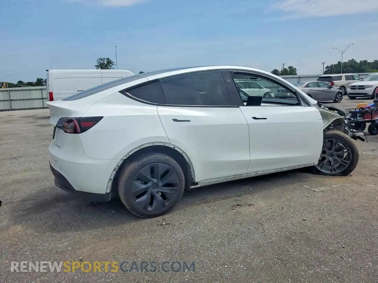 3 Фотография поврежденного автомобиля 7SAYGDEE9SA370183 TESLA MODEL Y 2025