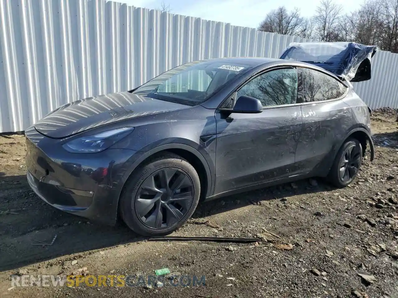 1 Photograph of a damaged car 7SAYGDEE9SF224241 TESLA MODEL Y 2025