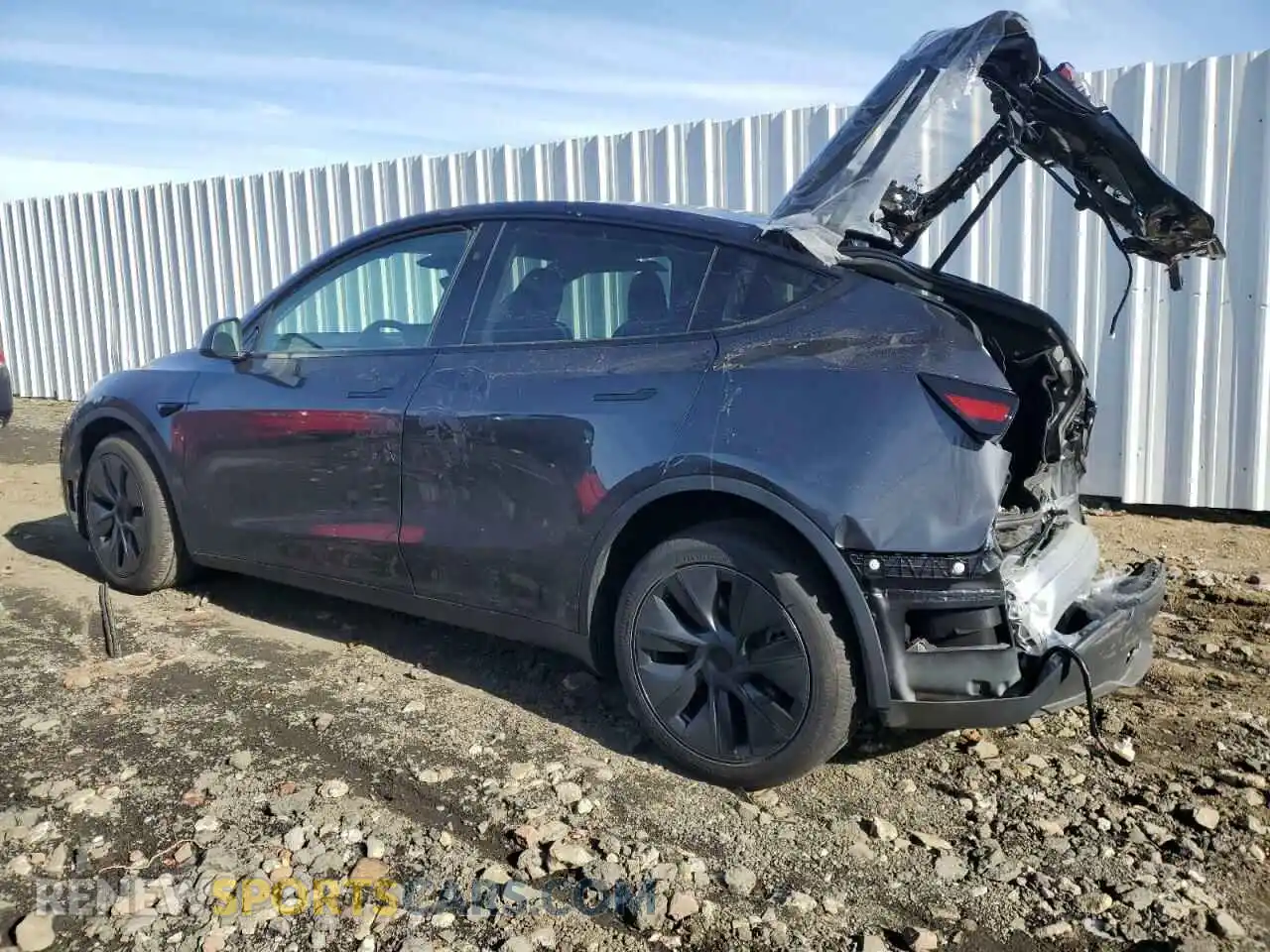 2 Photograph of a damaged car 7SAYGDEE9SF224241 TESLA MODEL Y 2025