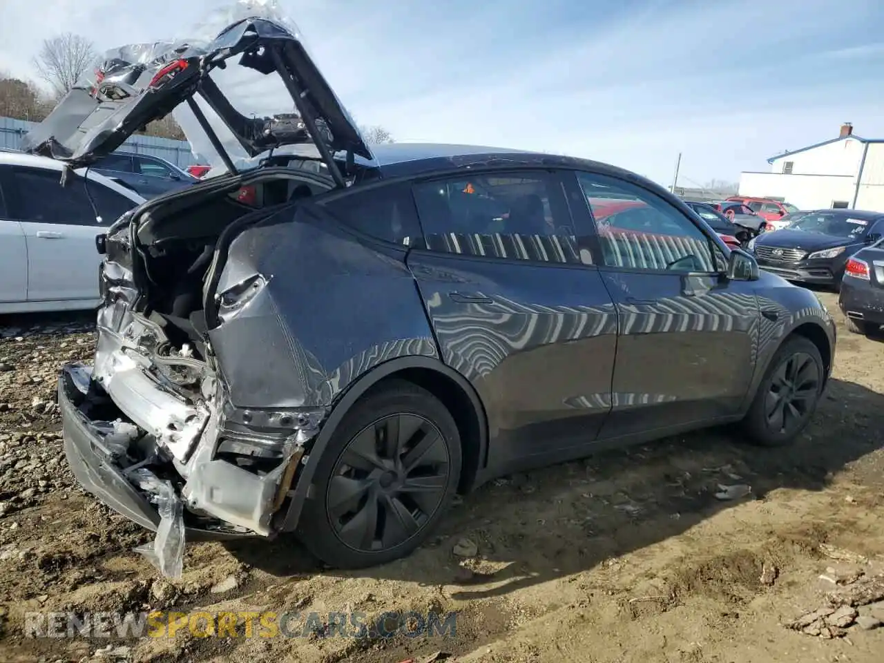3 Photograph of a damaged car 7SAYGDEE9SF224241 TESLA MODEL Y 2025