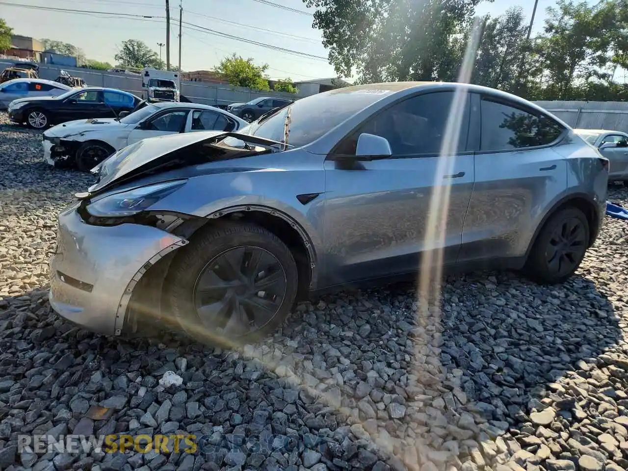 1 Photograph of a damaged car 7SAYGDEEXSA341761 TESLA MODEL Y 2025