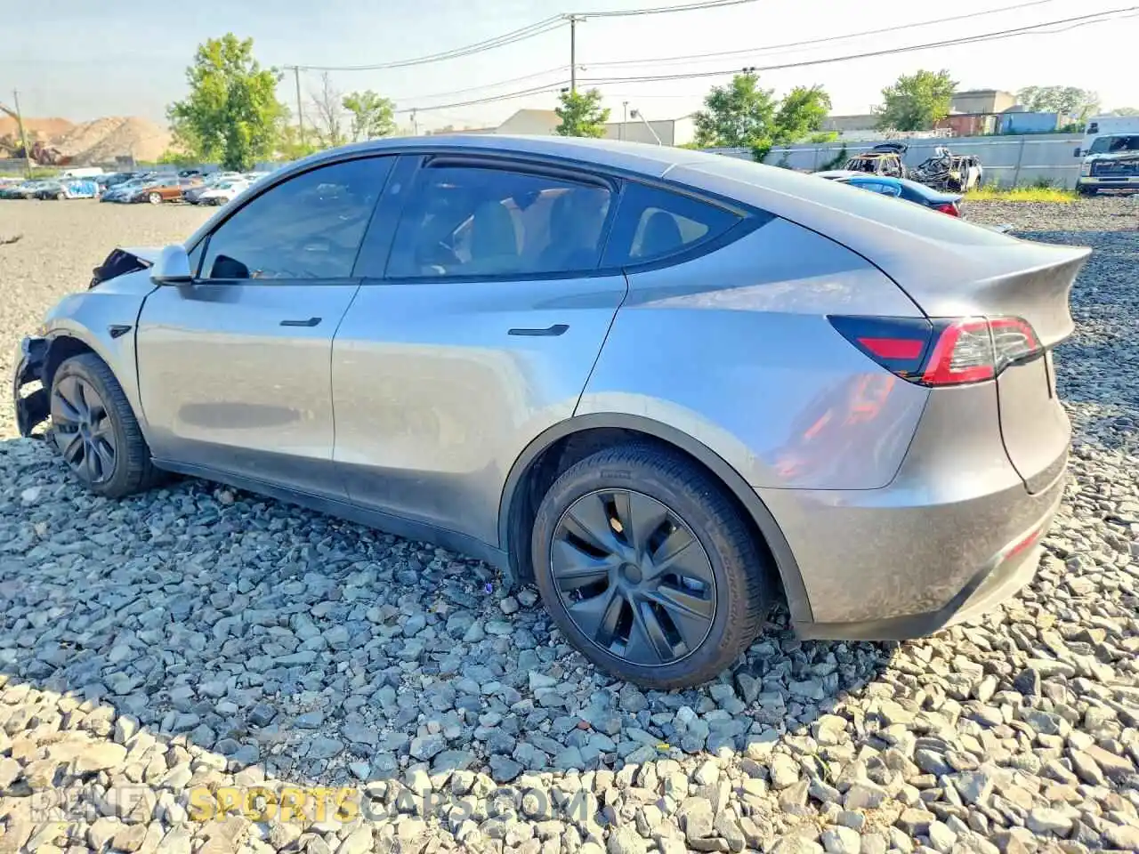 2 Photograph of a damaged car 7SAYGDEEXSA341761 TESLA MODEL Y 2025