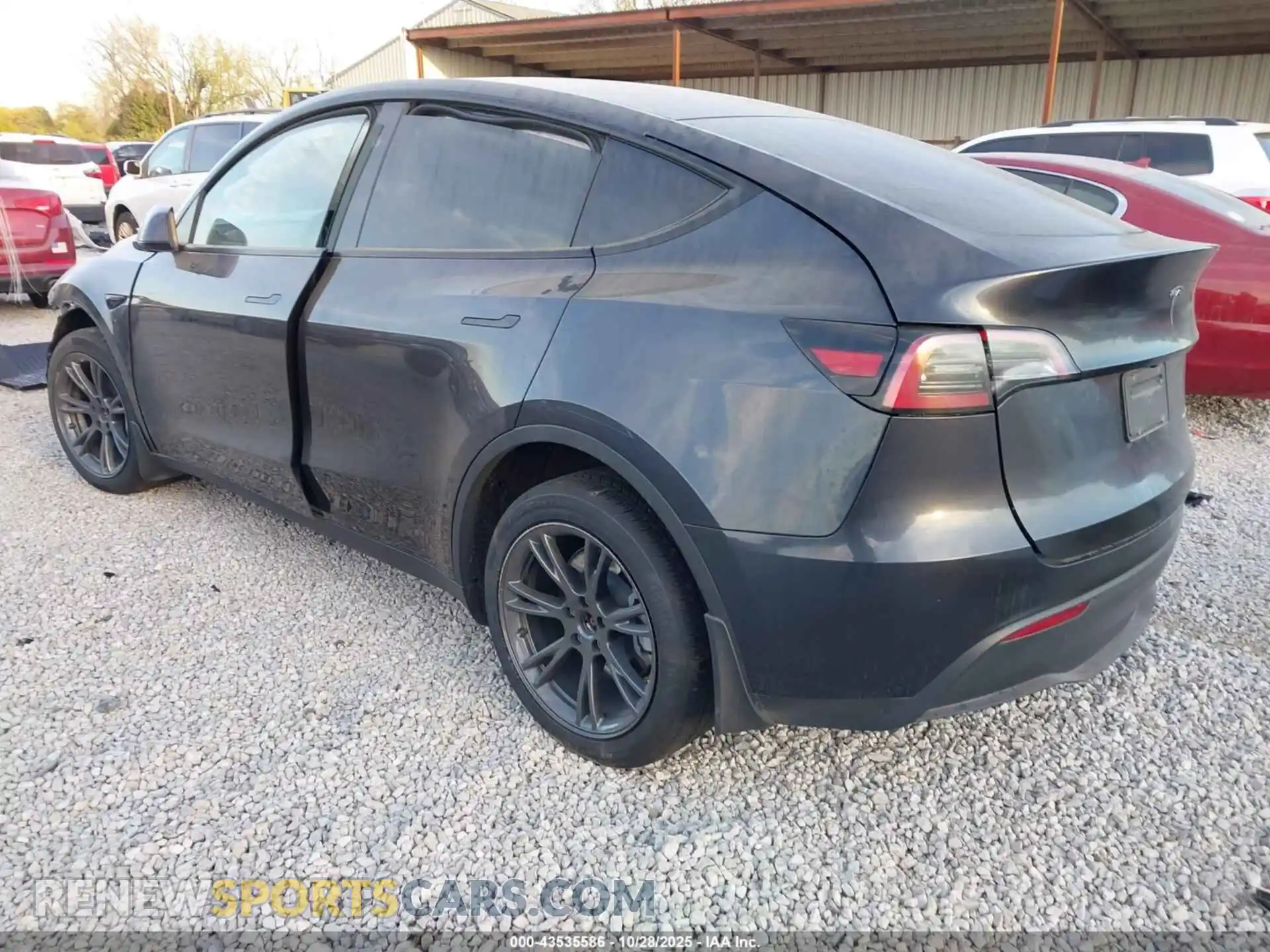3 Photograph of a damaged car 7SAYGDEEXSF224278 TESLA MODEL Y 2025