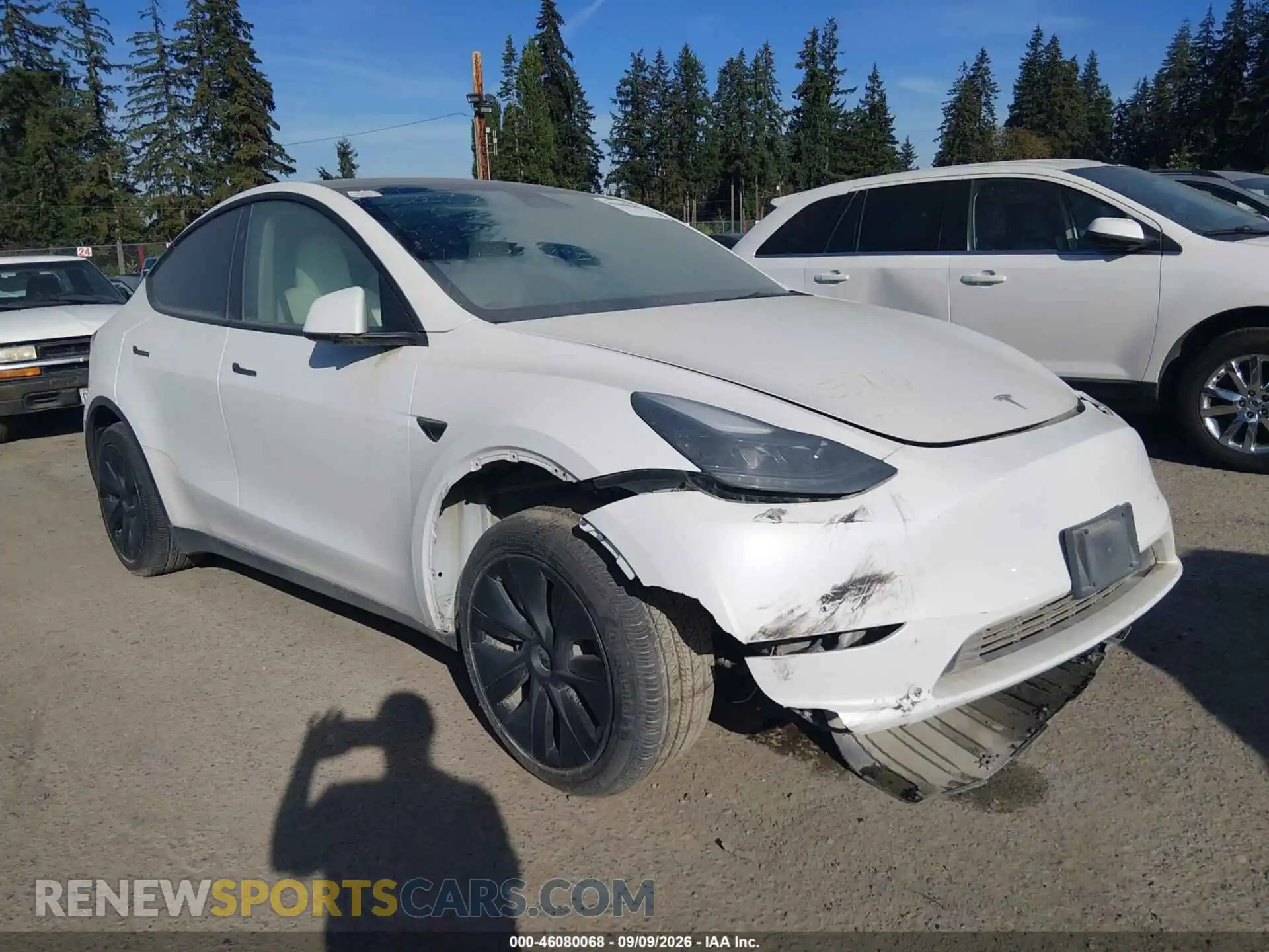 1 Фотография поврежденного автомобиля 7SAYGDEEXSF238018 TESLA MODEL Y 2025