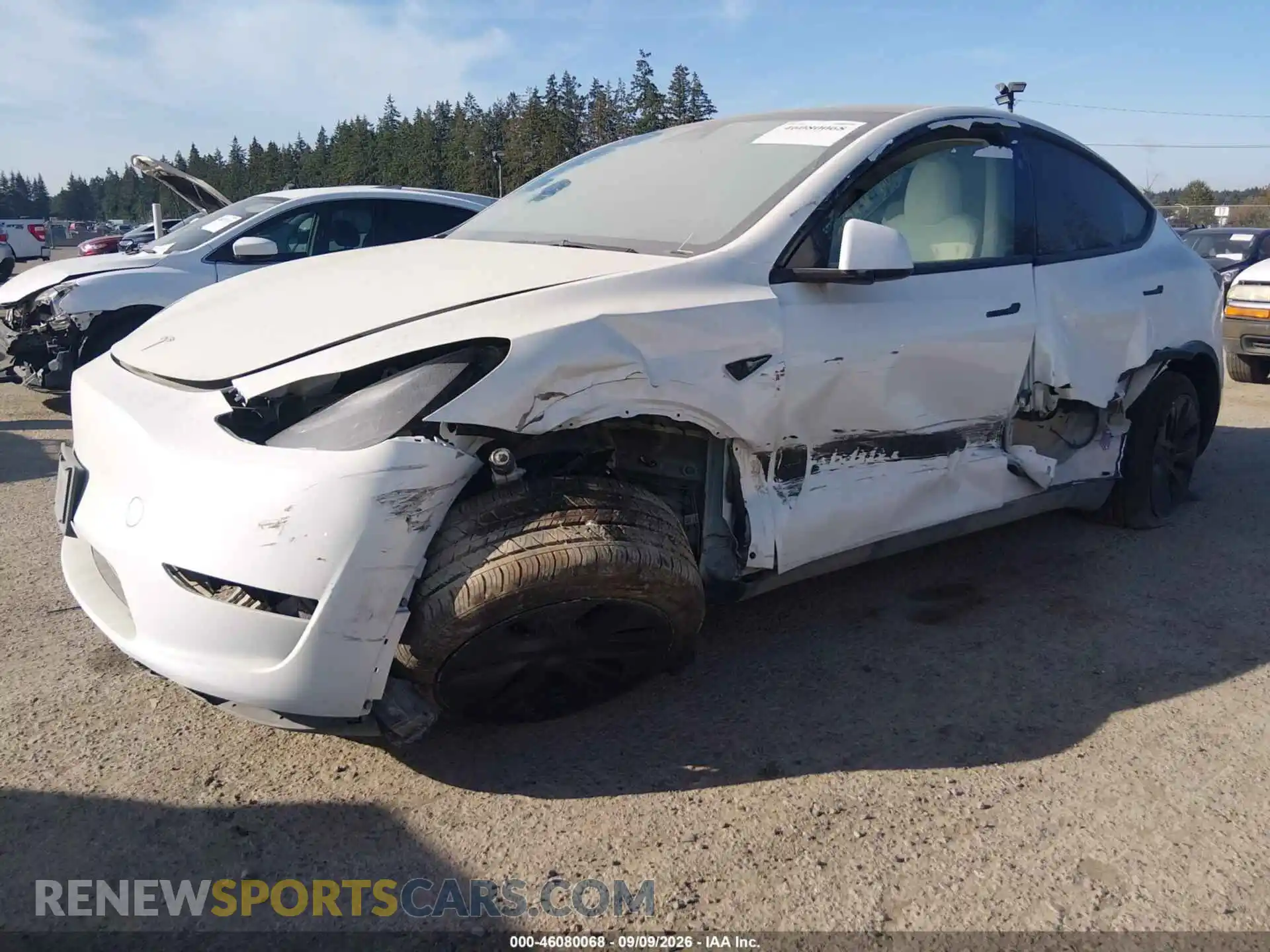 2 Фотография поврежденного автомобиля 7SAYGDEEXSF238018 TESLA MODEL Y 2025