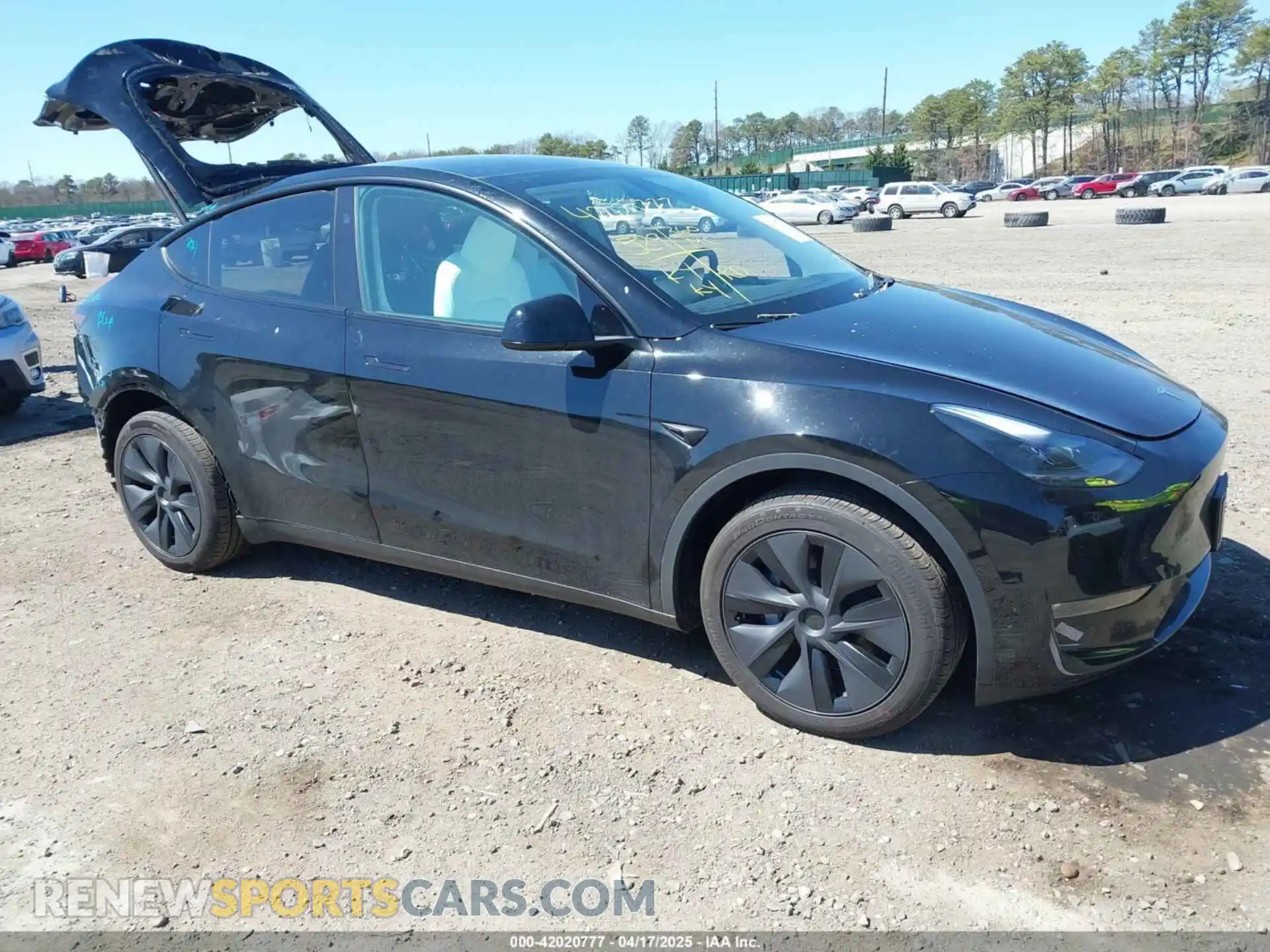 1 Photograph of a damaged car 7SAYGDEEXSF297876 TESLA MODEL Y 2025