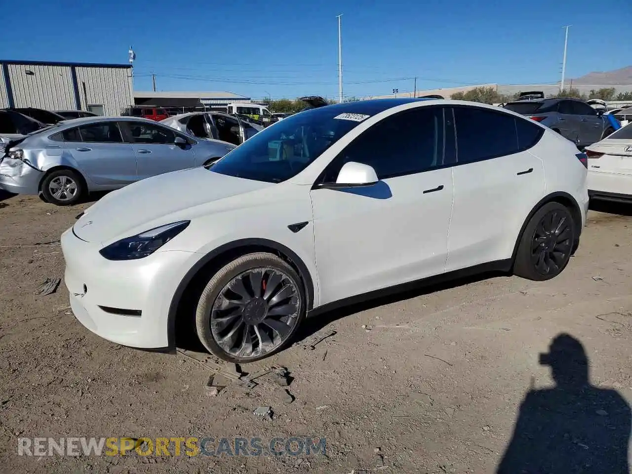 1 Photograph of a damaged car 7SAYGDEF0SF309672 TESLA MODEL Y 2025