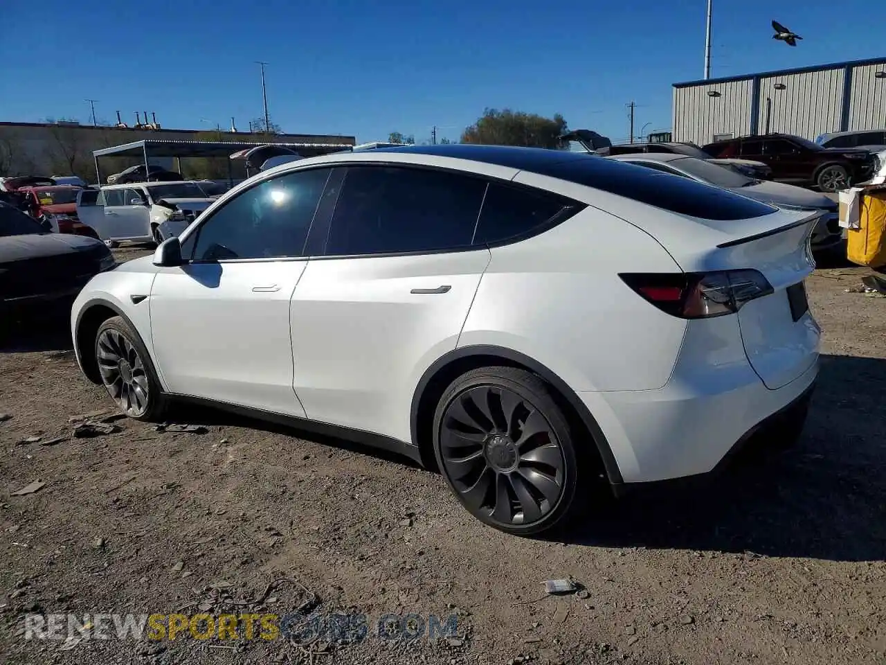 2 Photograph of a damaged car 7SAYGDEF0SF309672 TESLA MODEL Y 2025