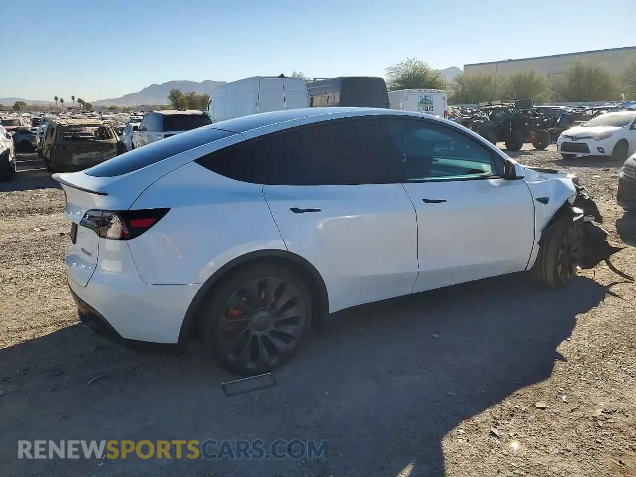 3 Photograph of a damaged car 7SAYGDEF0SF309672 TESLA MODEL Y 2025
