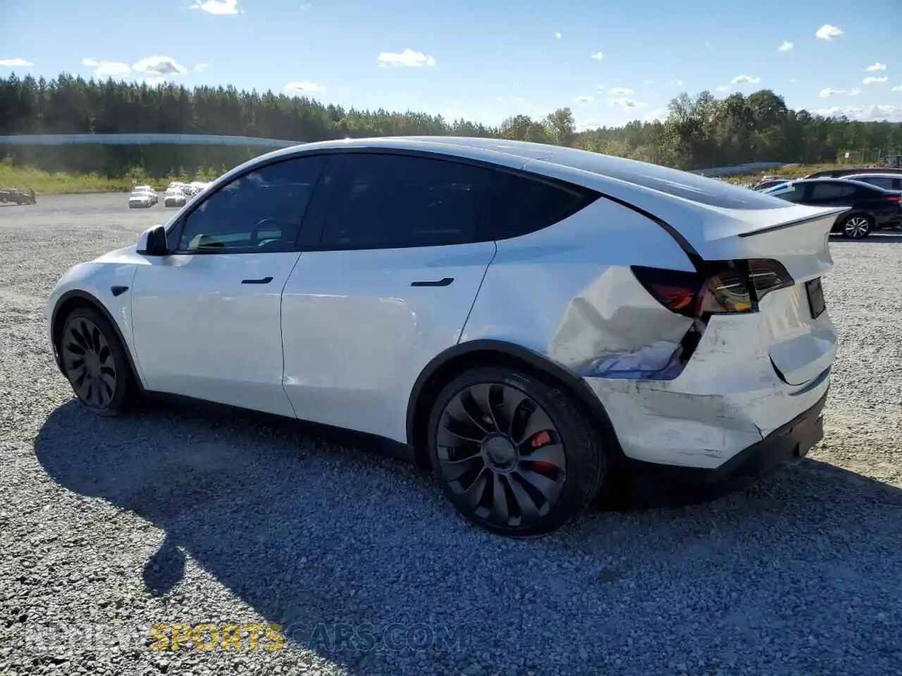2 Photograph of a damaged car 7SAYGDEF1SA344167 TESLA MODEL Y 2025