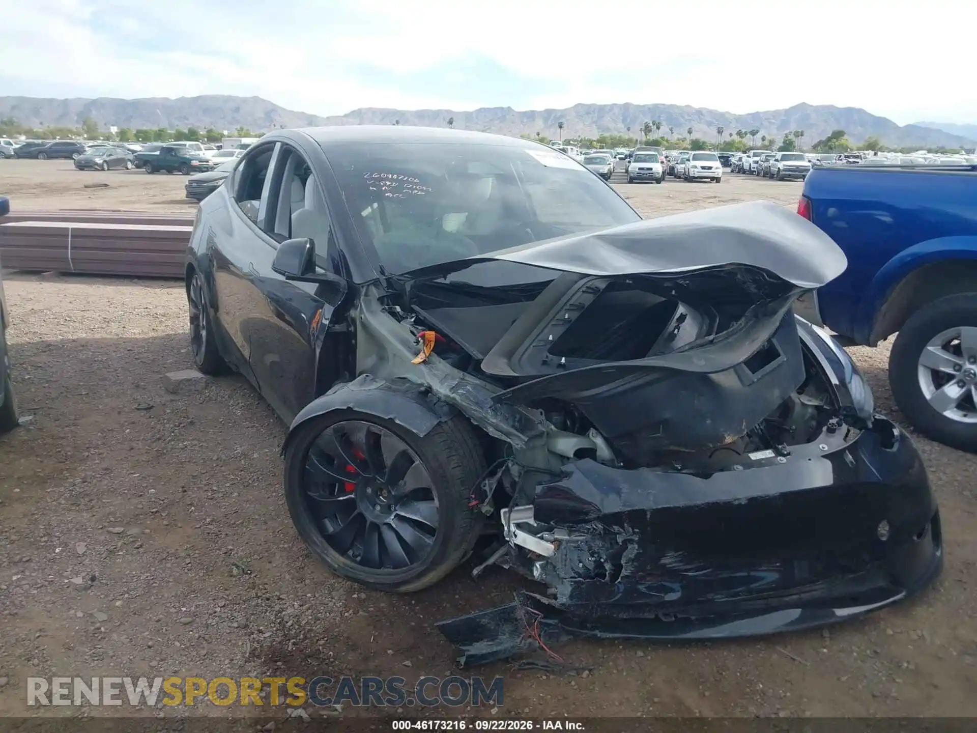 1 Photograph of a damaged car 7SAYGDEF1SA348431 TESLA MODEL Y 2025