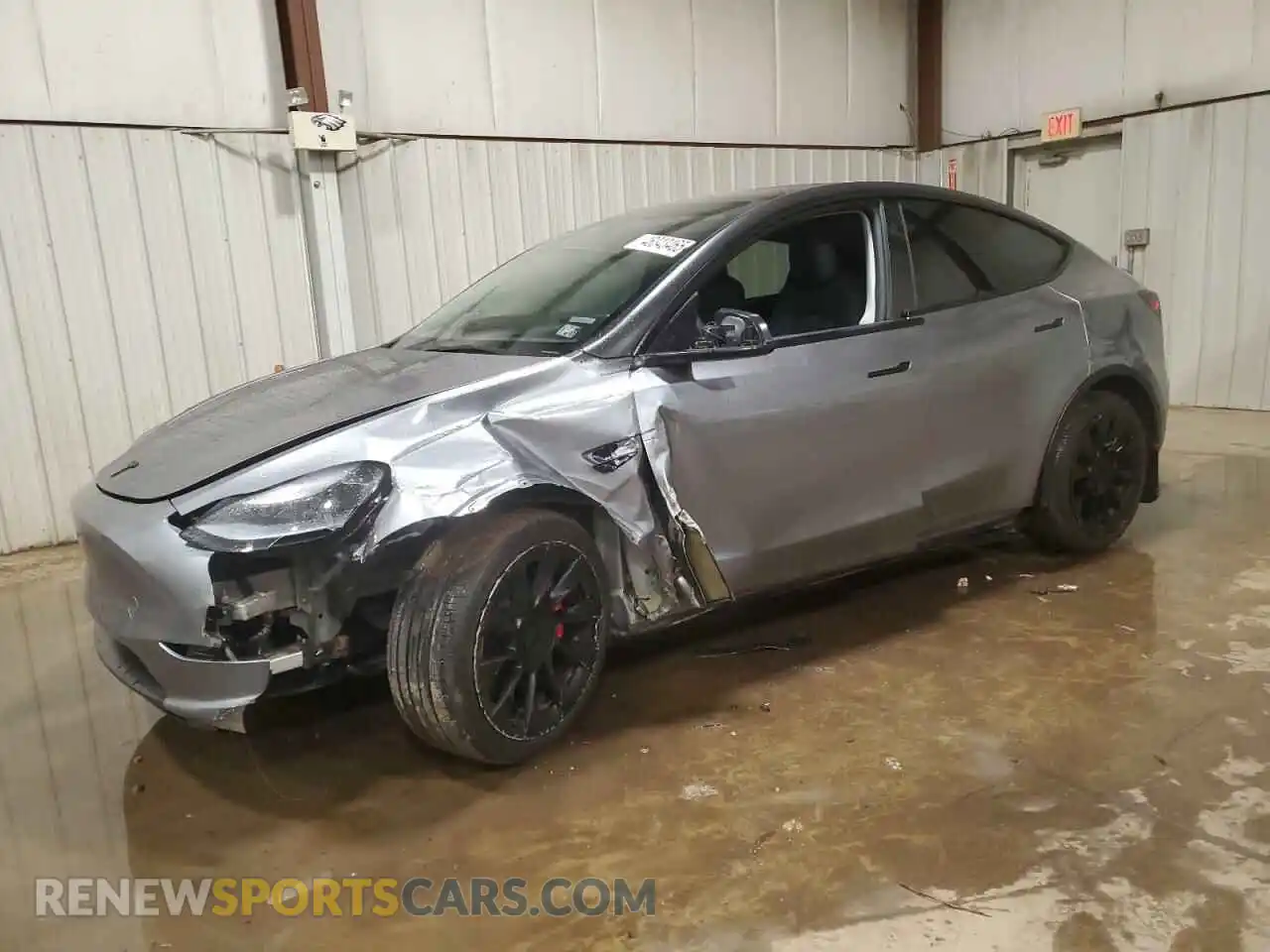 1 Photograph of a damaged car 7SAYGDEF2SA336756 TESLA MODEL Y 2025