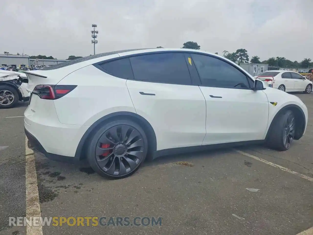 3 Фотография поврежденного автомобиля 7SAYGDEF2SF312721 TESLA MODEL Y 2025