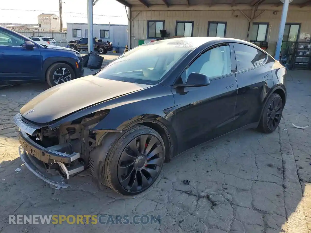 1 Photograph of a damaged car 7SAYGDEF3SF254781 TESLA MODEL Y 2025