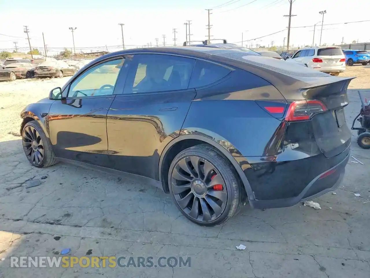 2 Photograph of a damaged car 7SAYGDEF3SF254781 TESLA MODEL Y 2025