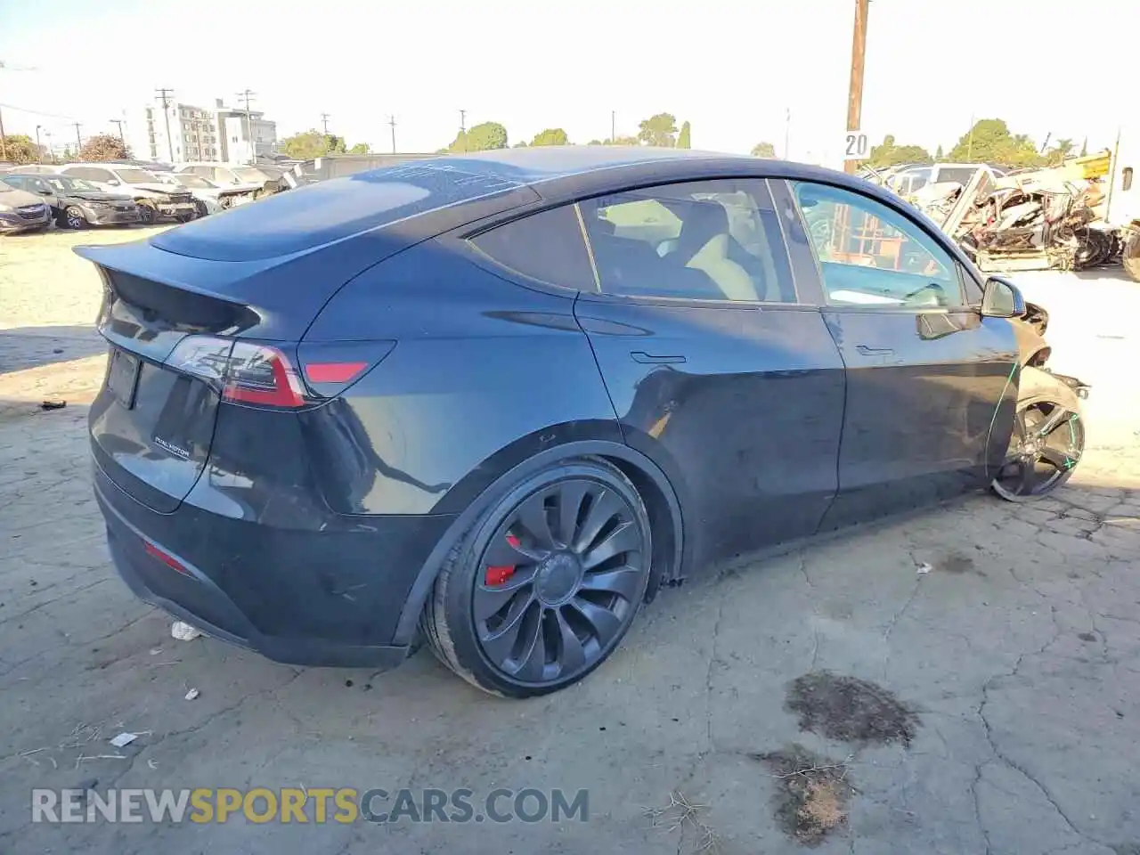 3 Photograph of a damaged car 7SAYGDEF3SF254781 TESLA MODEL Y 2025