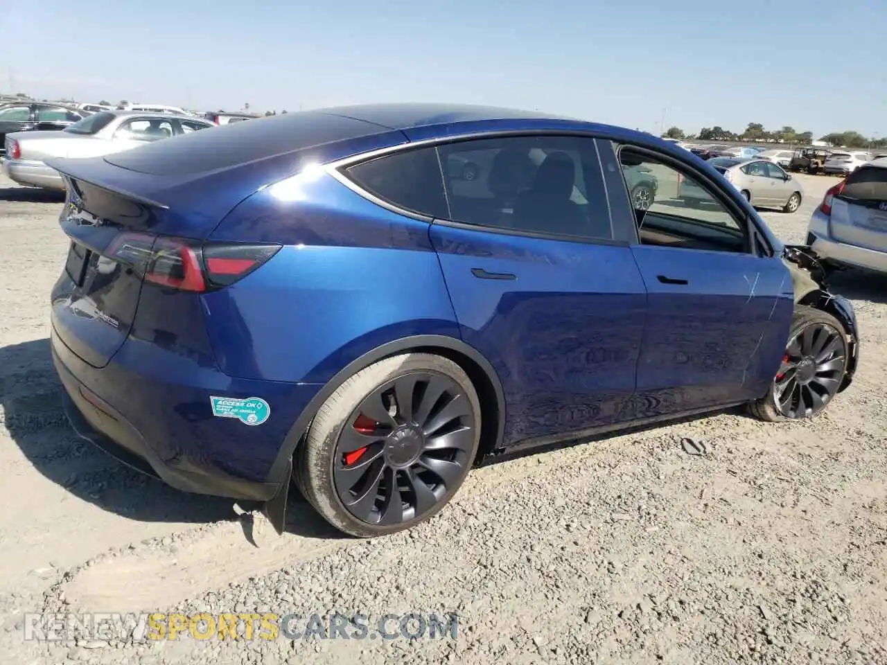 3 Photograph of a damaged car 7SAYGDEF3SF260614 TESLA MODEL Y 2025