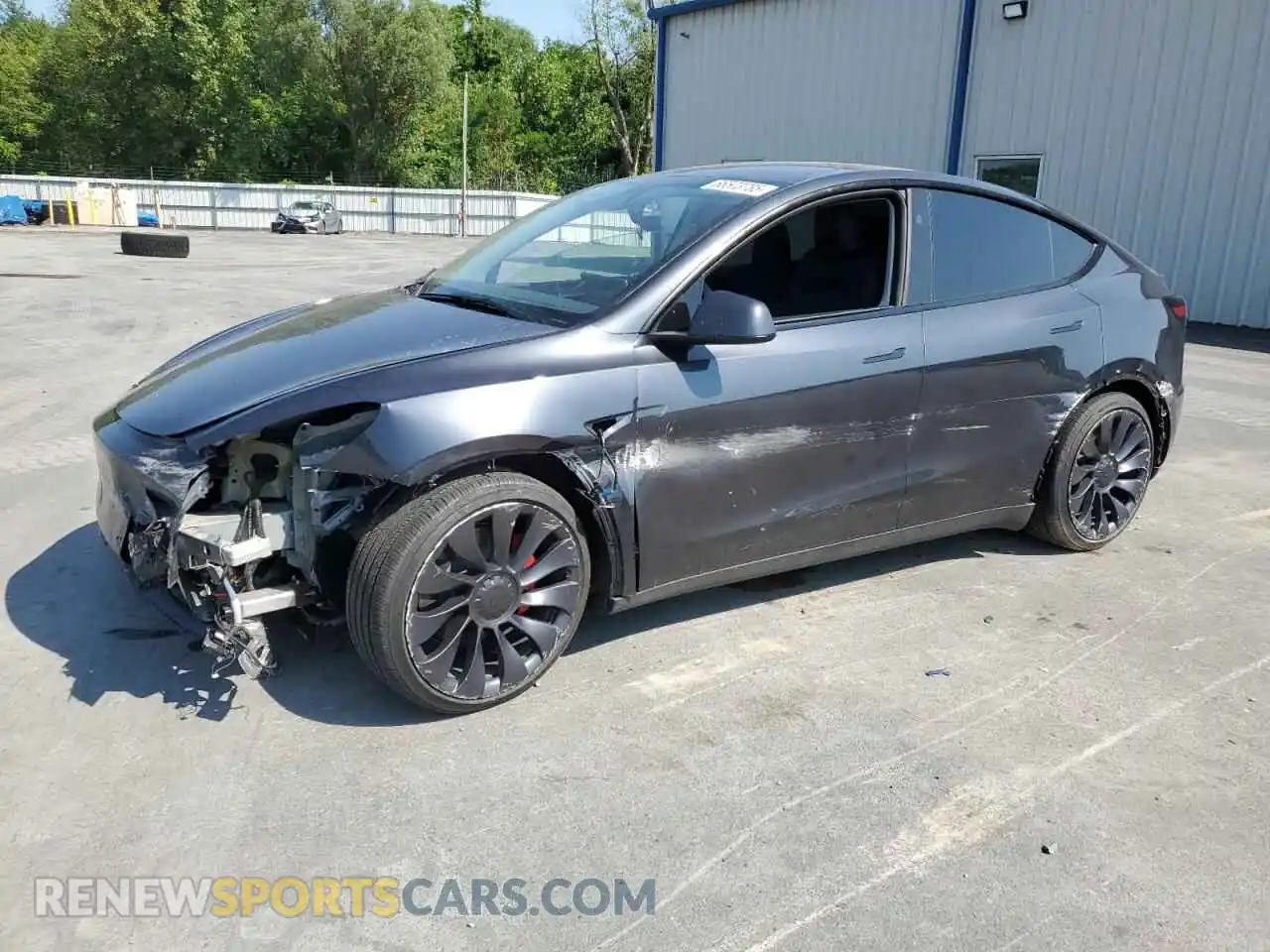 1 Photograph of a damaged car 7SAYGDEF3SF310072 TESLA MODEL Y 2025
