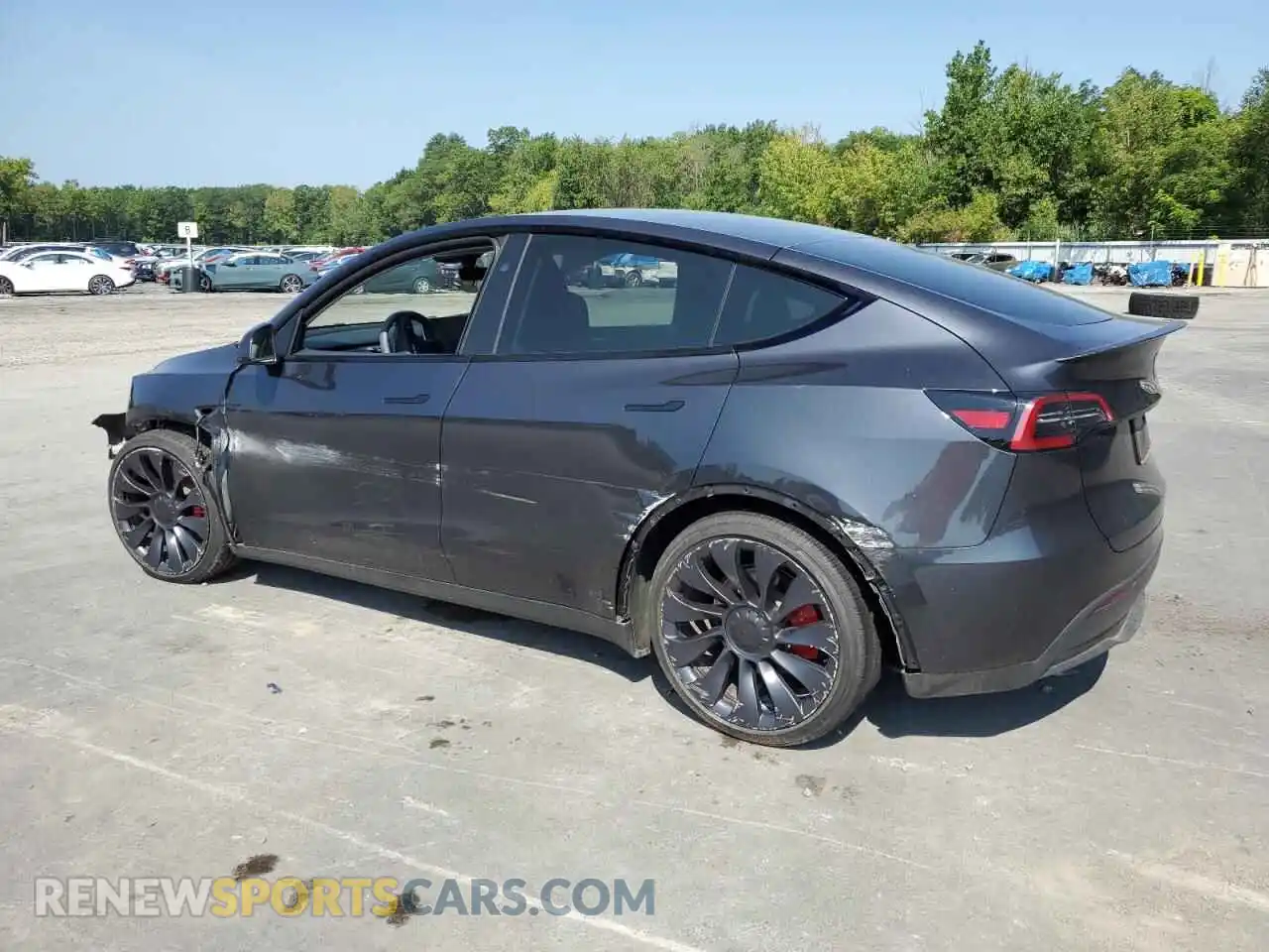 2 Photograph of a damaged car 7SAYGDEF3SF310072 TESLA MODEL Y 2025