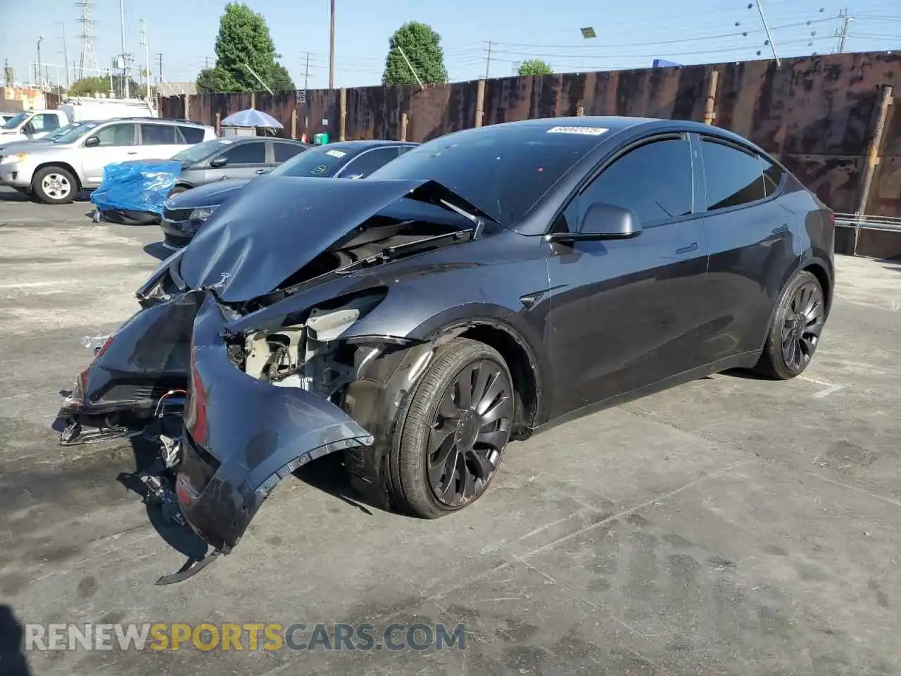 1 Фотография поврежденного автомобиля 7SAYGDEF4SF310131 TESLA MODEL Y 2025