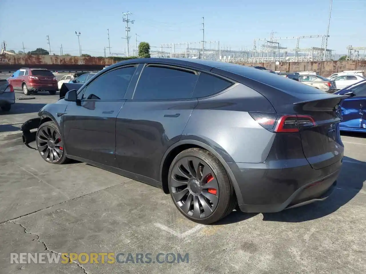 2 Фотография поврежденного автомобиля 7SAYGDEF4SF310131 TESLA MODEL Y 2025