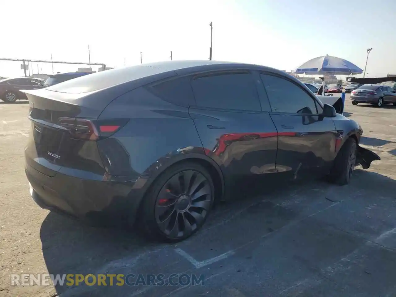 3 Фотография поврежденного автомобиля 7SAYGDEF4SF310131 TESLA MODEL Y 2025