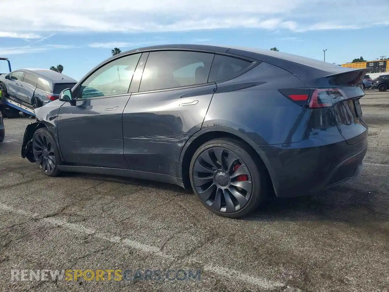 2 Photograph of a damaged car 7SAYGDEF7SF221539 TESLA MODEL Y 2025