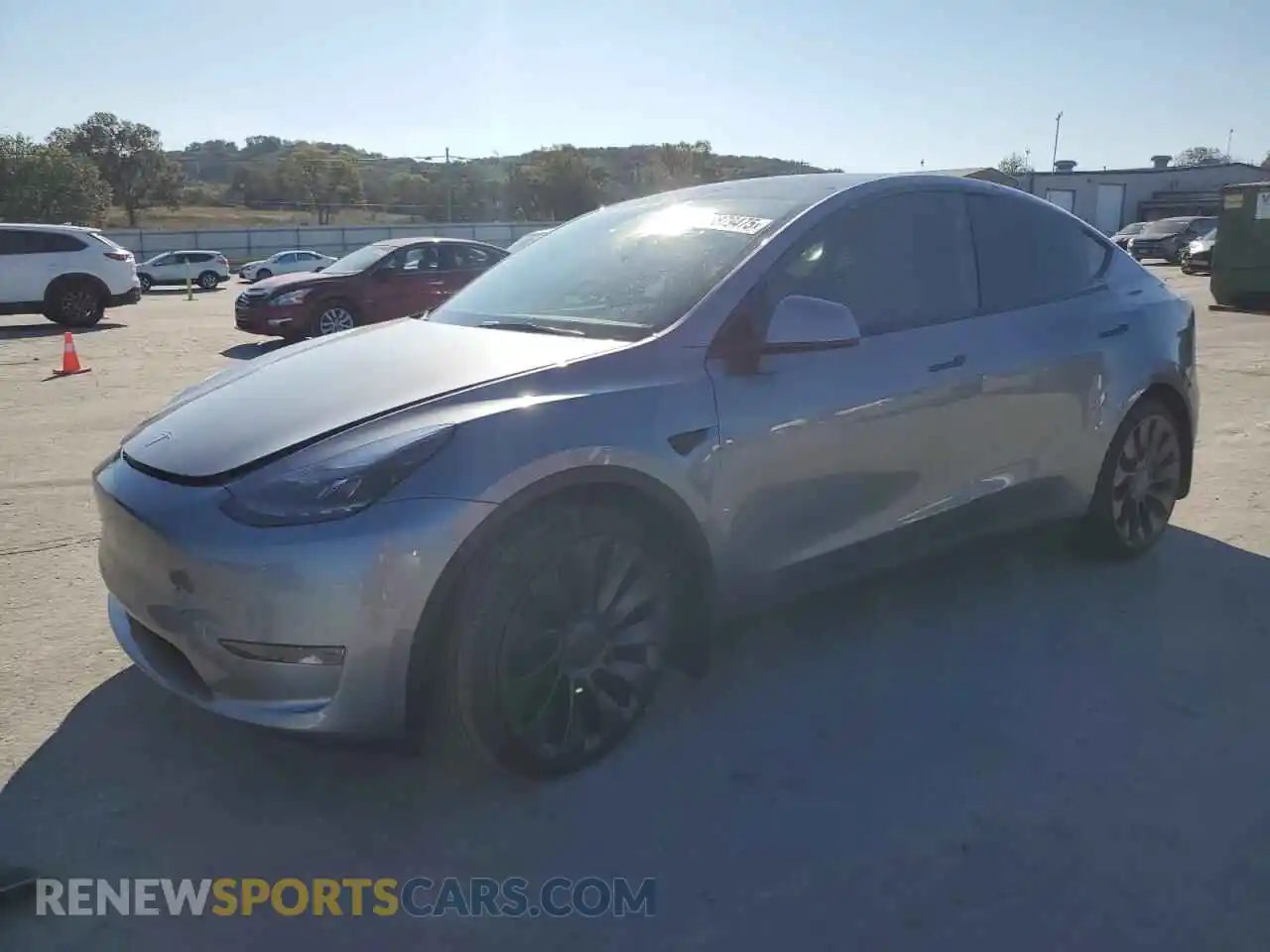 1 Photograph of a damaged car 7SAYGDEF8SA365078 TESLA MODEL Y 2025