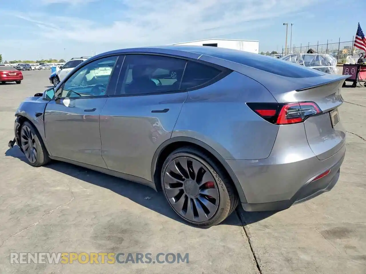 2 Photograph of a damaged car 7SAYGDEF8SF231951 TESLA MODEL Y 2025