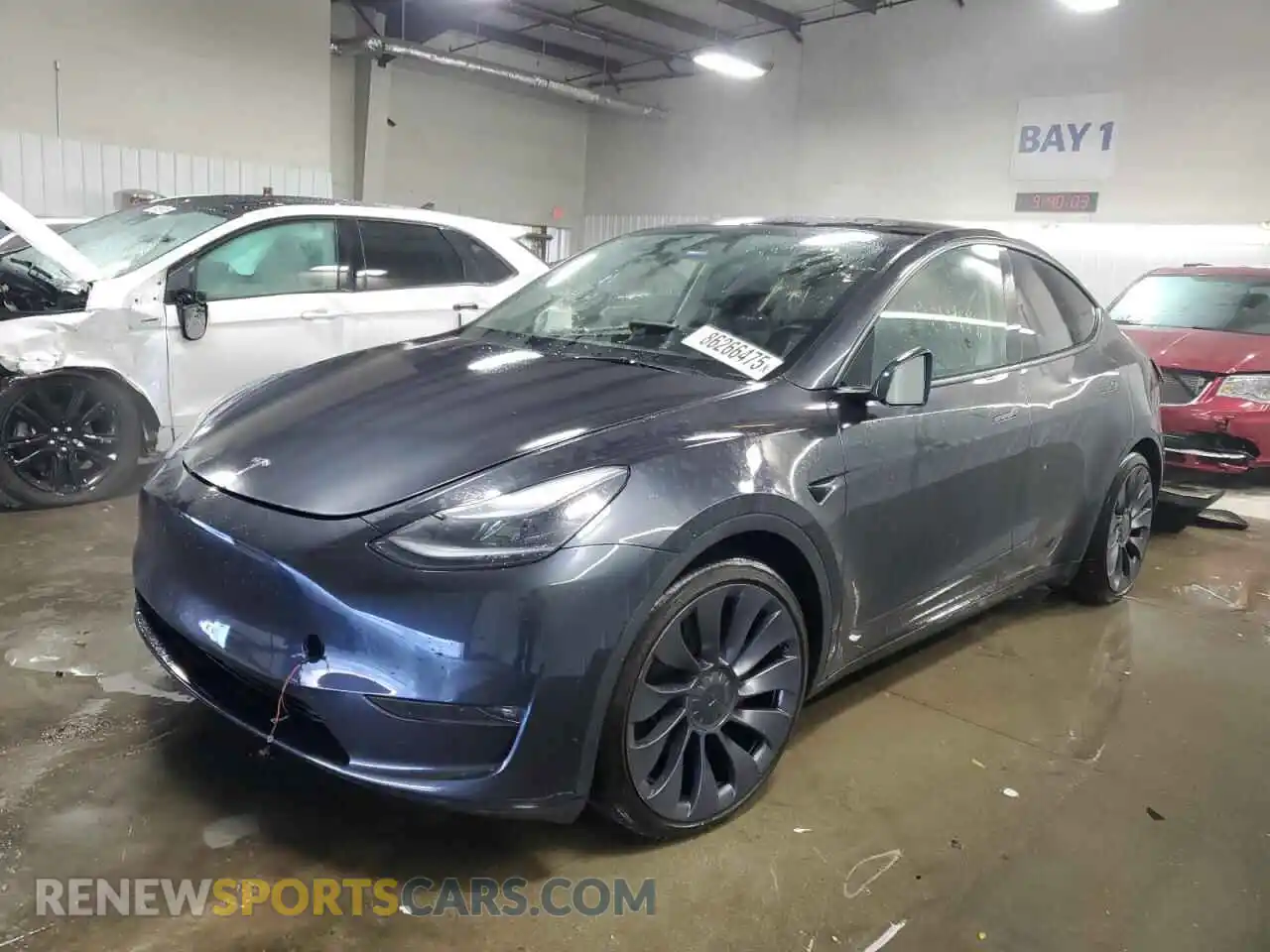 1 Photograph of a damaged car 7SAYGDEF8SF312075 TESLA MODEL Y 2025