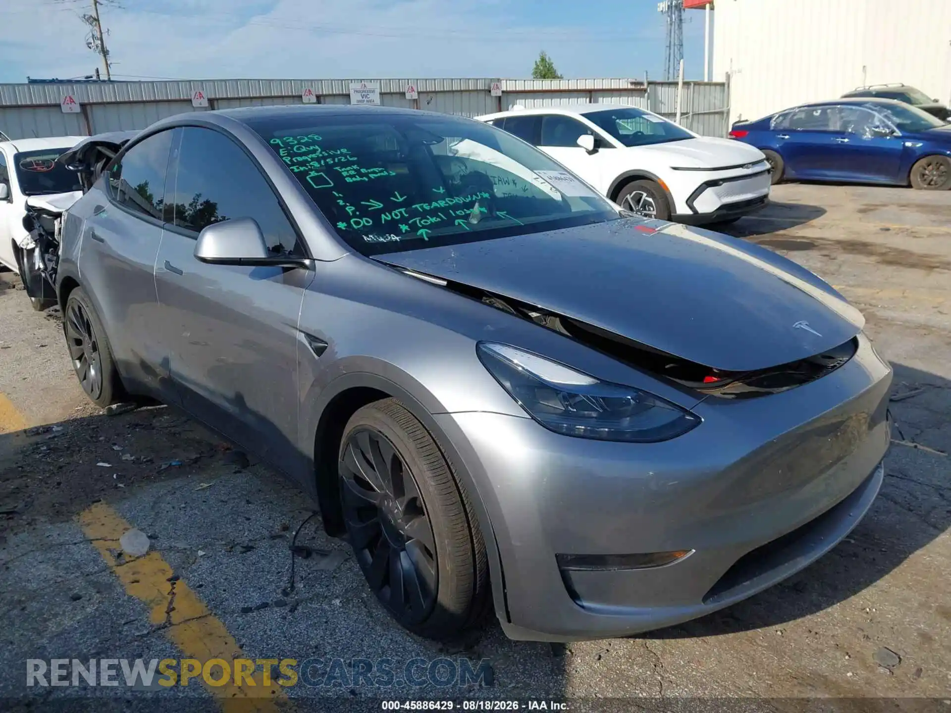 1 fotografías del automóvil dañado 7SAYGDEF9SA338715 TESLA MODEL Y 2025
