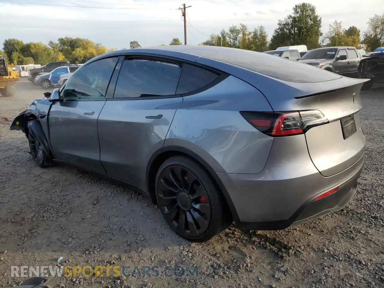 2 Photograph of a damaged car 7SAYGDEFXSF307038 TESLA MODEL Y 2025