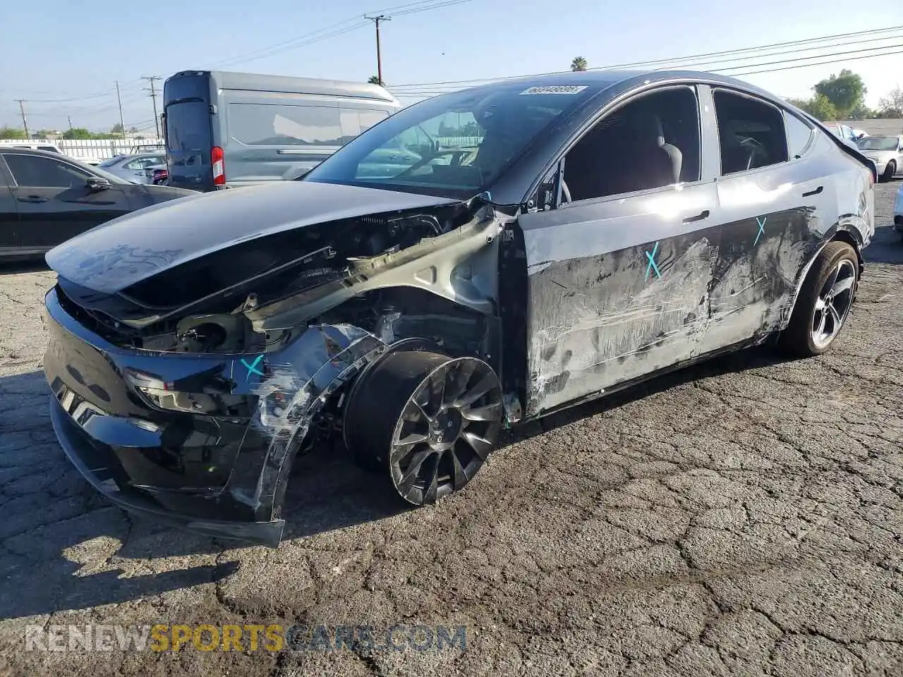 1 Фотография поврежденного автомобиля 7SAYGAEEXTF693998 TESLA MODEL Y 2026