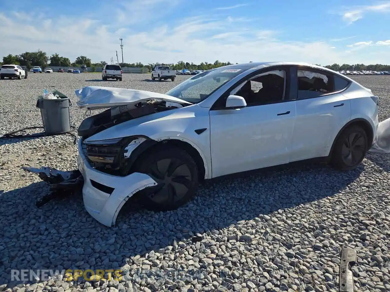 1 Photograph of a damaged car 7SAYGDED0TA419506 TESLA MODEL Y 2026