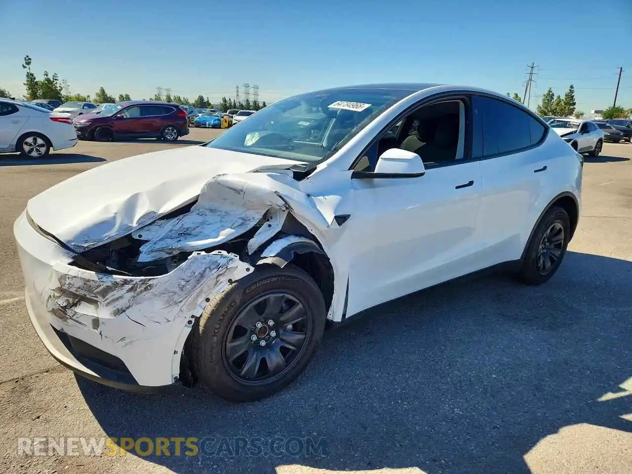 1 Photograph of a damaged car 7SAYGDED1TA604387 TESLA MODEL Y 2026